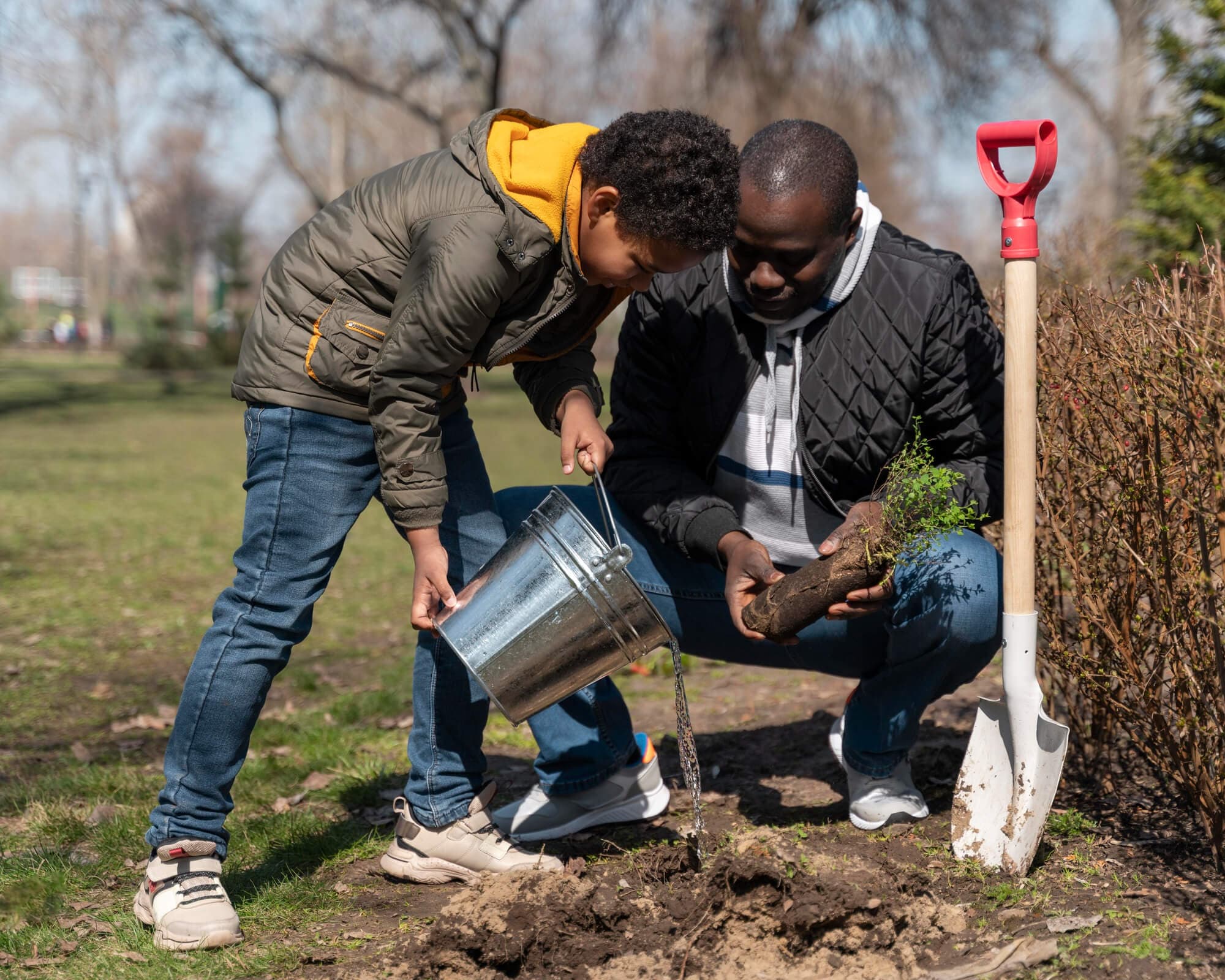 Sustainability professionals at work